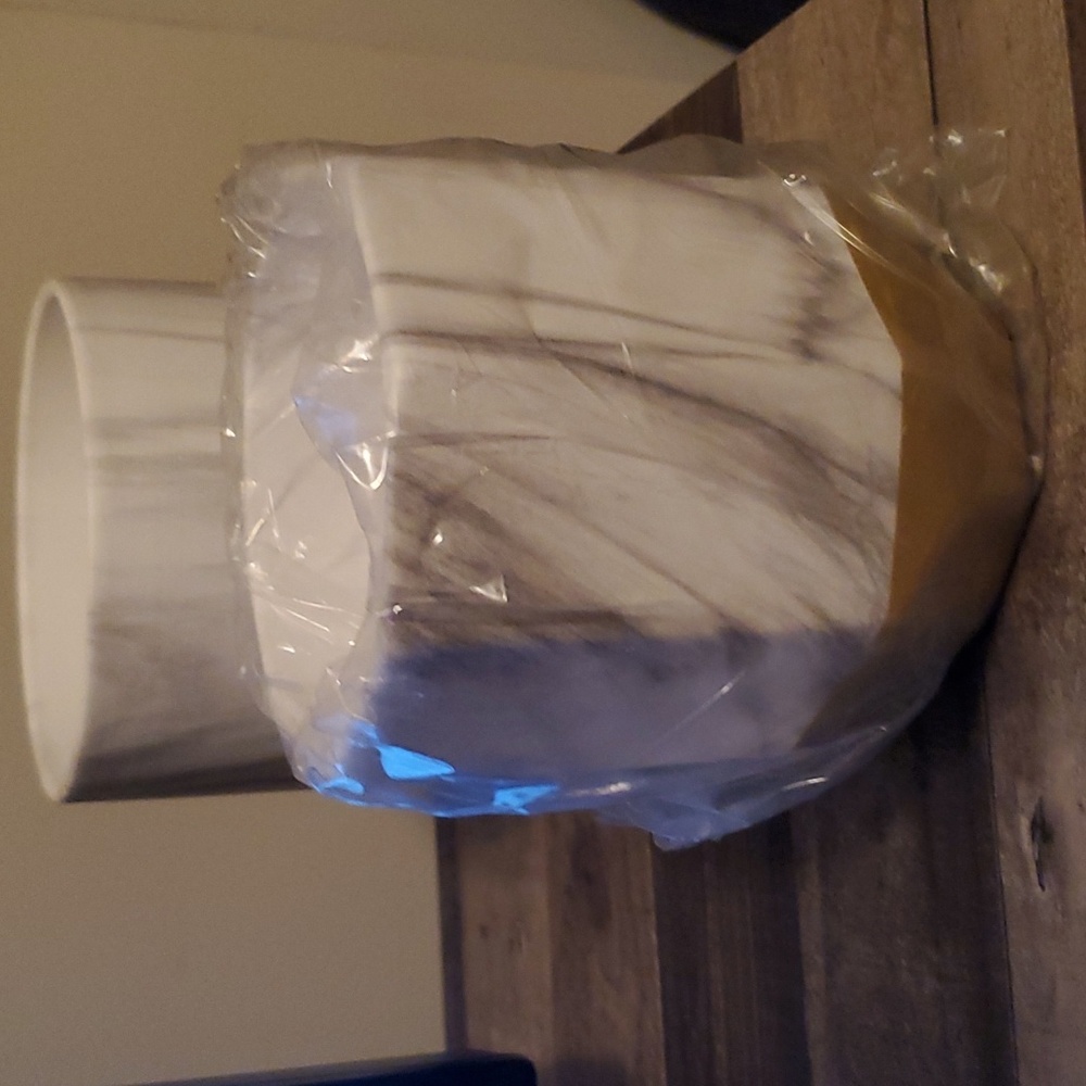 New 6.6in & 5.4 in Marble Ceramic Flower pot